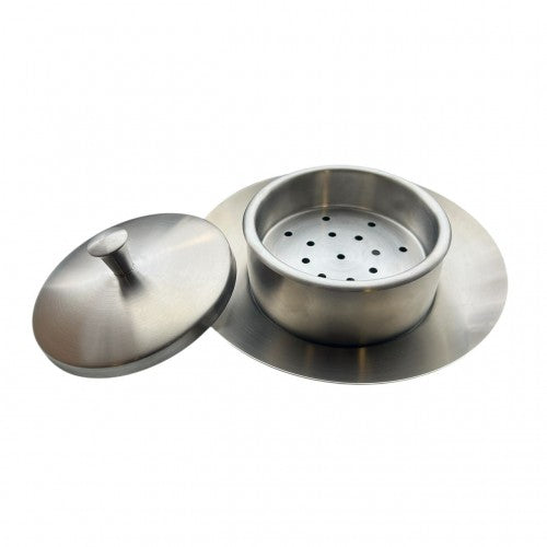 Stainless Steel Butter Dish with Lid, Elegant Multi-Purpose Butter Keeper with Draining Tray and Storage Plate - Ideal for Kitchen, Countertop, and Dining Table Use Stainless Steel Butter Dish with Lid, Elegant Multi-Purpose Butter Keeper with Draining Tray and Storage Plate - Ideal for Kitchen, Countertop, and Dining Table Use